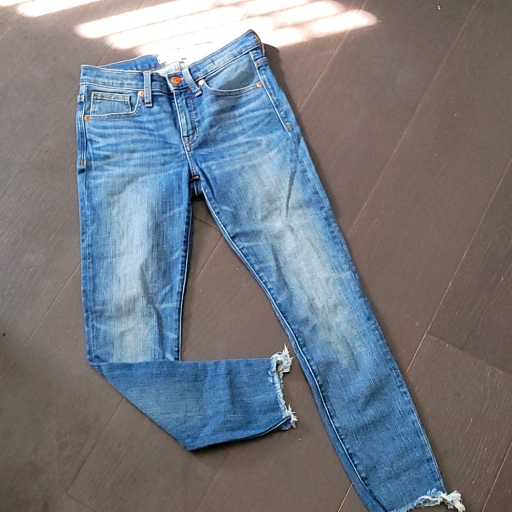 Madewell High Rise skinny crop